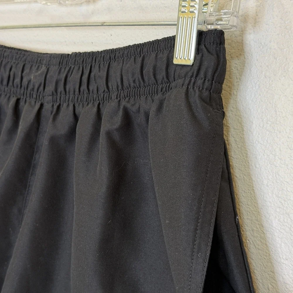 Nike Swim Trunks Mens Sz Small Black Elastic Drawstring Waist Mesh Lined Pockets